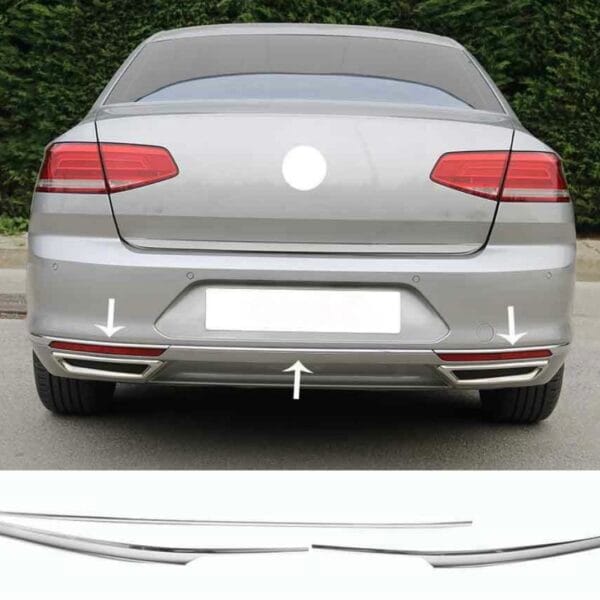 Passat B8/B8.5 Arka Tampon kromları