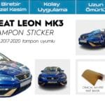 SEAT LEON MK3.5 Fr Tampon Sticker 2017-2020