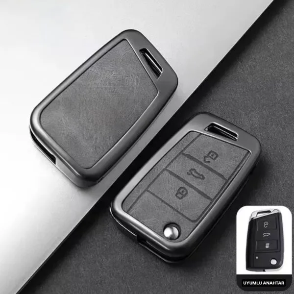 Yeni Tip Sustalı Metal Lüx Anahtar Kılıf